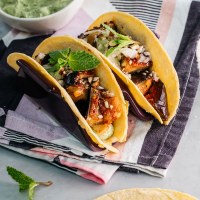 Charred Eggplant Tacos