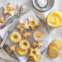 3 Ingredient Buttery Shortbread with Passionfruit Butter