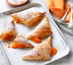 Apricot Turnover with Sugared Puff Pastry