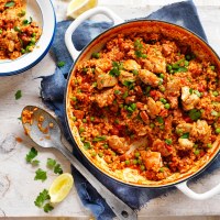 Chicken, Tomato and Chorizo Spanish-Style Rice