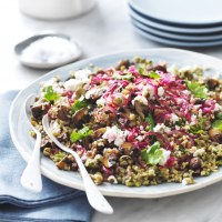 Mushrooms and Ancient Grain Salad