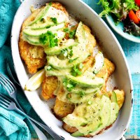 Easy Avocado Parmigiana