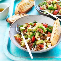 Avocado Lentilicious Salad