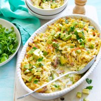 Avocado and Bacon Mac and Cheese