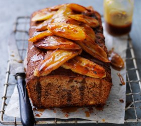 Banana Bread with Caramelised Bananas