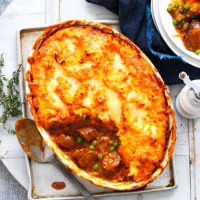 Bangers and Mash Pie