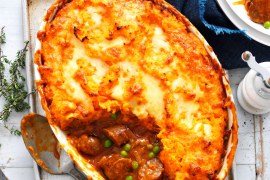 Bangers and Mash Pie