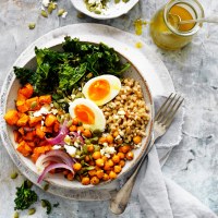 Barley Nourish Bowl with Soft-Boiled Egg