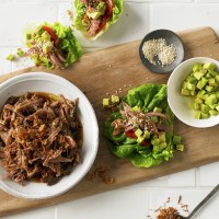 Pulled Lamb Lettuce Boats