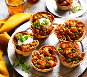 Butter Chicken Roti Bowls