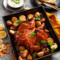 Tandoori Roast Chicken with Potatoes