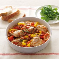 Capsicum, Tomato and Chicken with Chorizo