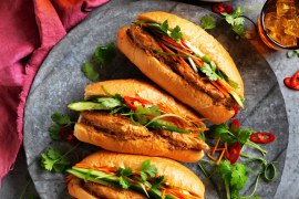 Malaysian Chicken Satay Banh Mi