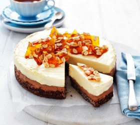 Chocolate and Peanut Butter Cheesecake