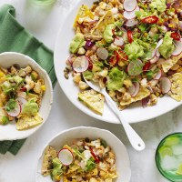 Chilli and Lime Roasted Cauliflower Nachos