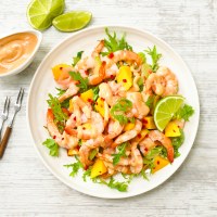 Mango prawn salad