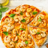 Garlic Prawn Pizza