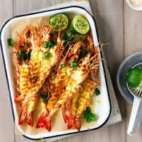 Easy As BBQ Aussie Prawns with Sriracha Mayo