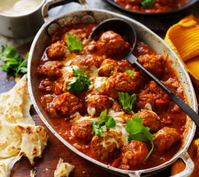 Lamb Rogan Josh Meatball Curry