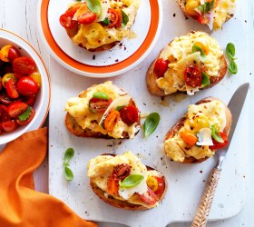 Egg Bruschetta