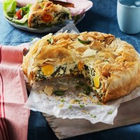 Egg Pie with Silverbeet and Ricotta