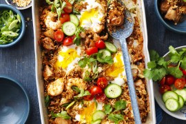 Nasi Goreng Tray Bake