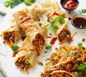 Omelette Spring Rolls