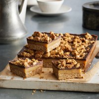 Anzac Caramel Slice