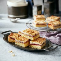 Raspberry Coconut Slice