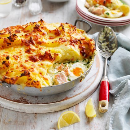 Fish Pie with Cheesy Mash