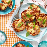 Mini Hawaiian Pizzas