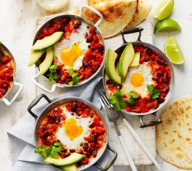 Huevos Rancheros (Mexican baked eggs)