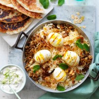 Indian Lamb Biryani with Eggs