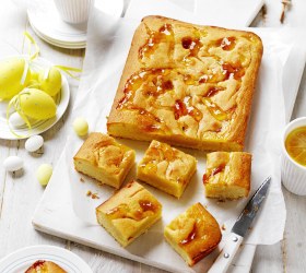 Almond And Marmalade Blondie