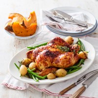 Maple Glazed Roast Chicken