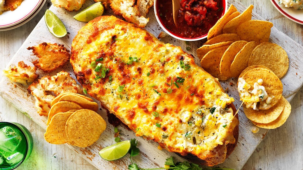 watch video Mexican Cheesy Street Corn Dip