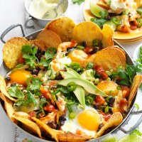 Mexican Egg Nachos