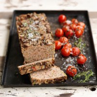 Beef and Mushroom Meatloaf