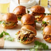 Pulled Pork and Mushroom Sliders