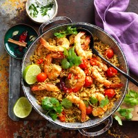 One-pan Coconut Chettinad Prawn Curry