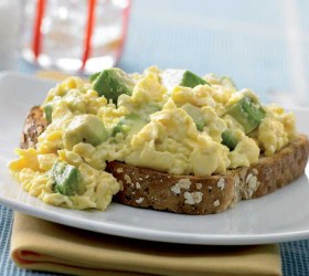 Avocado Scrambled Eggs