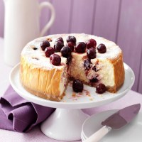 Baked Cherry Cheesecake