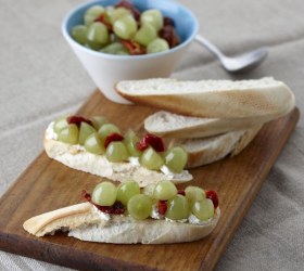 Grapes Bruschetta