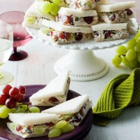 Chicken and Grape Party Sandwiches