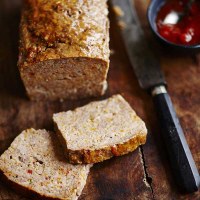 Beef & Pork Meatloaf with Sesame, Ginger & Soy Glaze