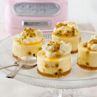 Passionfruit Ripple Cheesecake