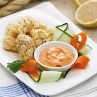 Salt and Pepper Calamari with Hot Smokey Mayo