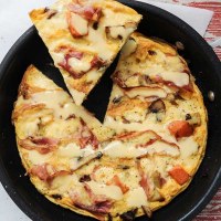 Breakfast Frittata with Hollandaise Sauce