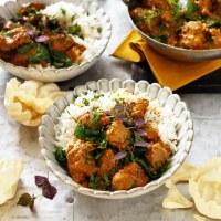 Lamb Rogan Josh with Yoghurt and Spinach