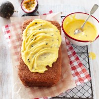 Butter Cake with Passionfruit Butter